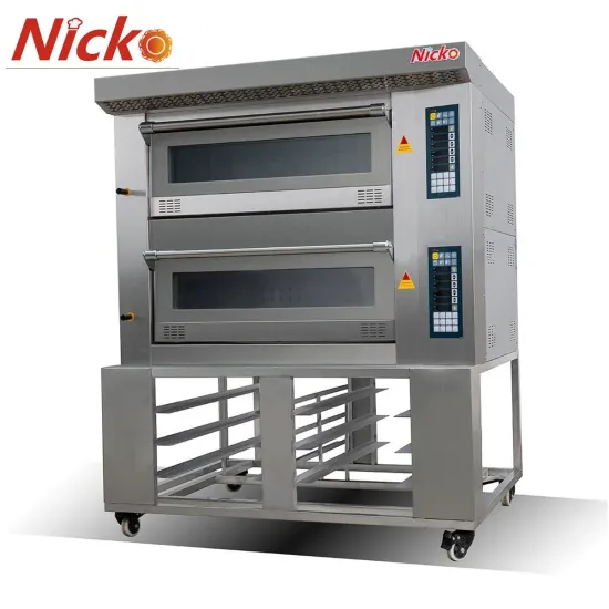 Bakery Machine 2 Deck 6 Trays Gas Oven for Baking Biscuit / Toast / Cake / Pizza