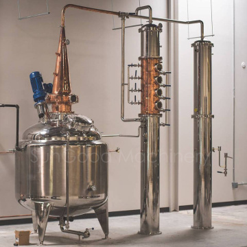 jacketed whiskey continuous column still