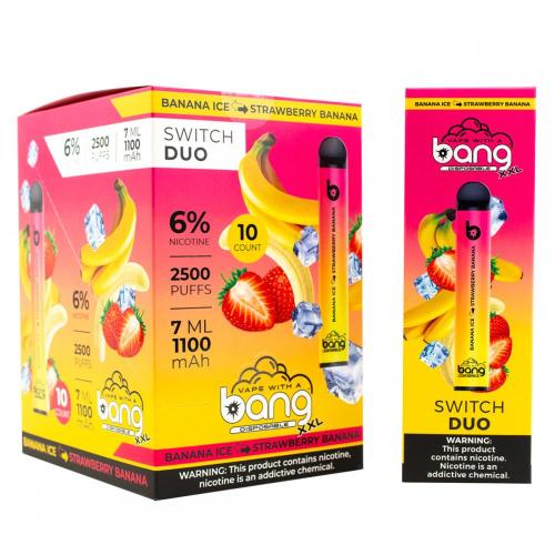 Bang xxl commutateur DUO Vape jetable