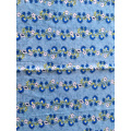 Denim Flower Rayon Poplin shuttle 45S Printing Fabric