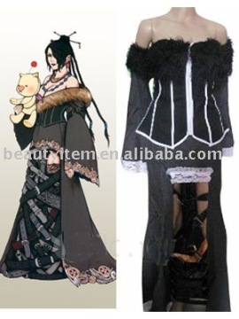 Final Fantasy X Lulu Halloween Cosplay Costume
