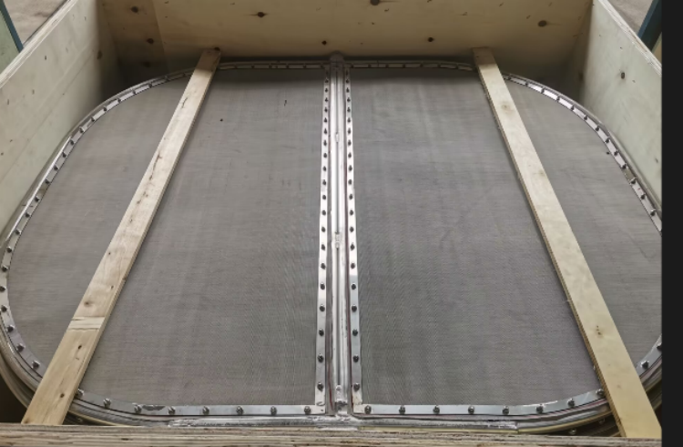 Wire mesh filter leaf