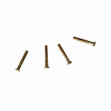 Brass screws, made of steel, stainless steel, Cu or aluminum alloy