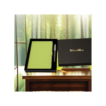 Christmas Gift Sets: Customized A5 Soft Leather Notebooks with Logo for Businesses
