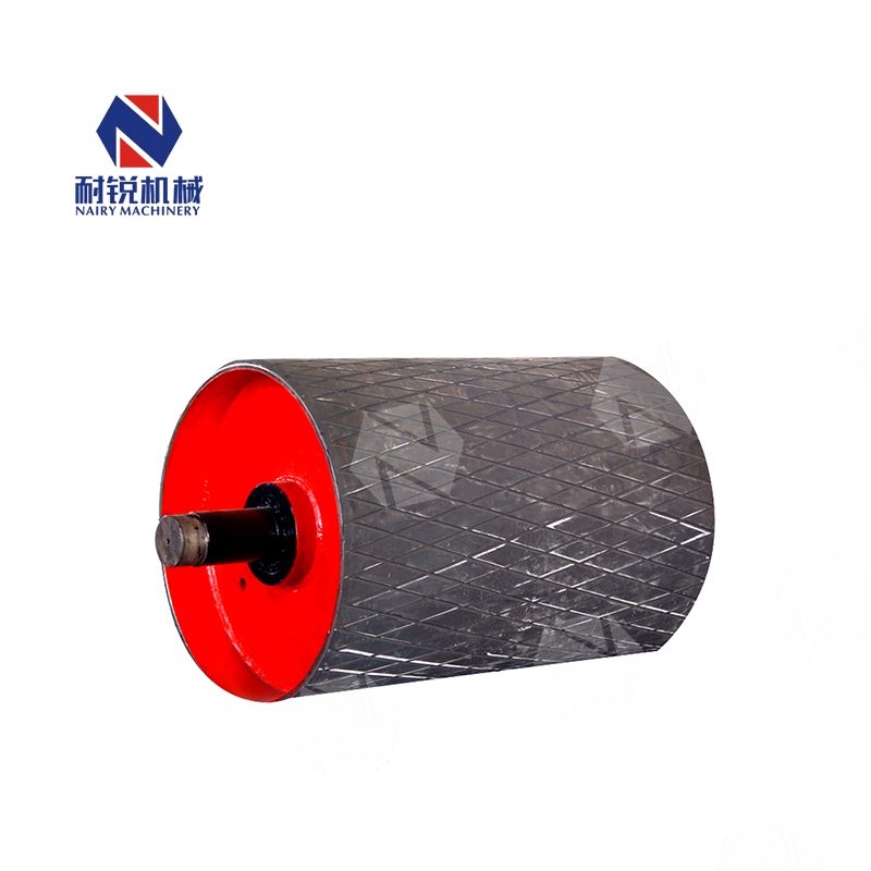 Ceramic Lagged Rubber Coated Conveyor Rollers & Pulleys