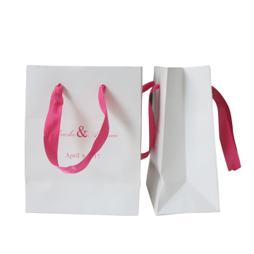 Dyed paper packaging bag for shopping bag