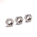 Metric hex nuts with fine thread