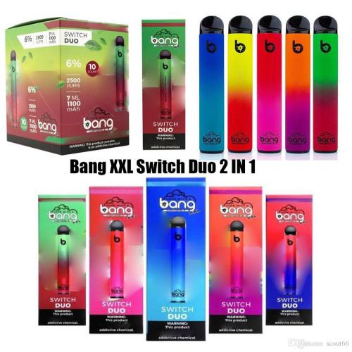 Bang 2500 puff Disposable Vape double switch flavor