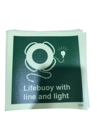 Marine IMO Fluorescence Safety Signs