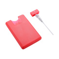 plastic empty 10ml 20ml credit card hand sanitizer spray bottles