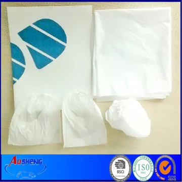 Car cleaning set PE soft hardness plastic seat cover foot mat