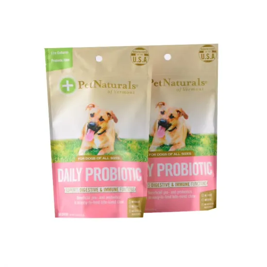 Custom Design Aluminum Foil Cat Treat Food Bag - 1Kg/2Kg, Pet Dog Food Packaging