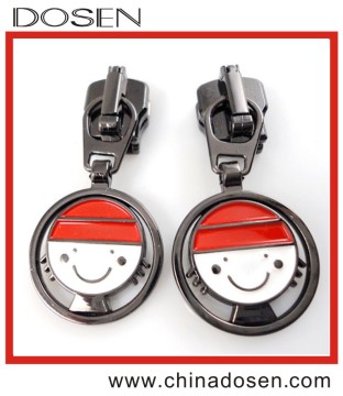 Hot sale cute lovely zipper pull, ykk zipper slider for jack, fashion popular zipper pull