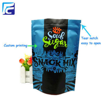 Foil stand up ziplock bag for candy packing