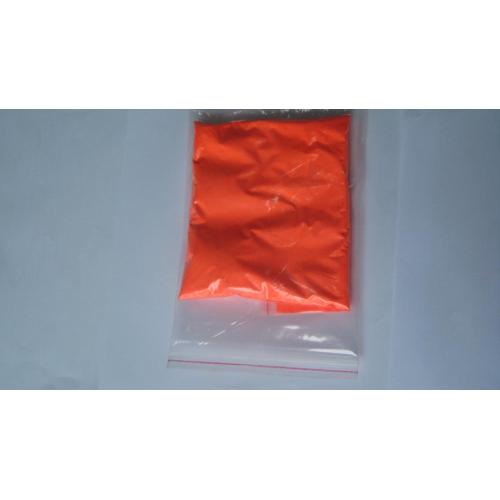 Orange powder pigments for flexible packaging