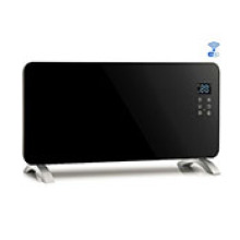 Aquecedor de painel de vidro preto