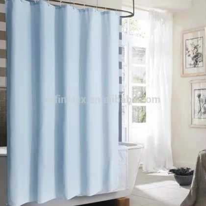 Water-proof shower curtain, five star hotel used shower curtain