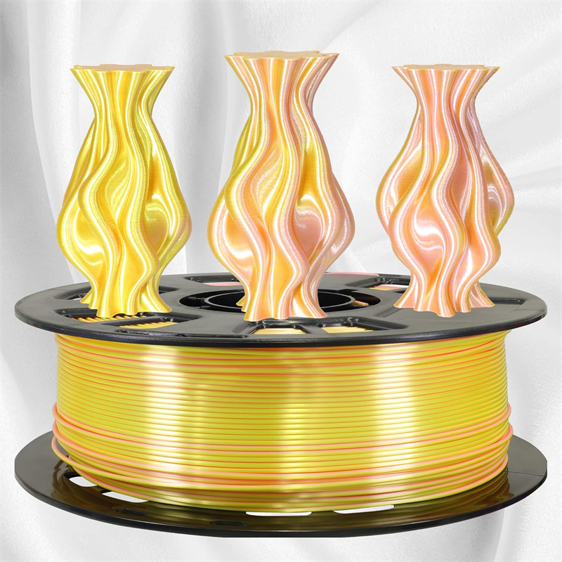 Dual Color Silk 3D Printer filament