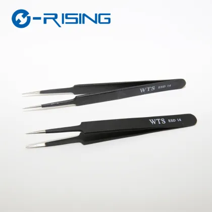 Wholesale OEM Vetus ST-10 High Quality Anti-Static Stainless Steel ESD Tweezers Eyelash Tweezers