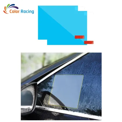 High-Quality Anti-Rain Protective Film for Car Rearview Mirror - Rainproof Membrane 175mm x 200mm