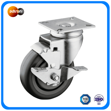 Solid PU caster PP core ball bearing wheel caster