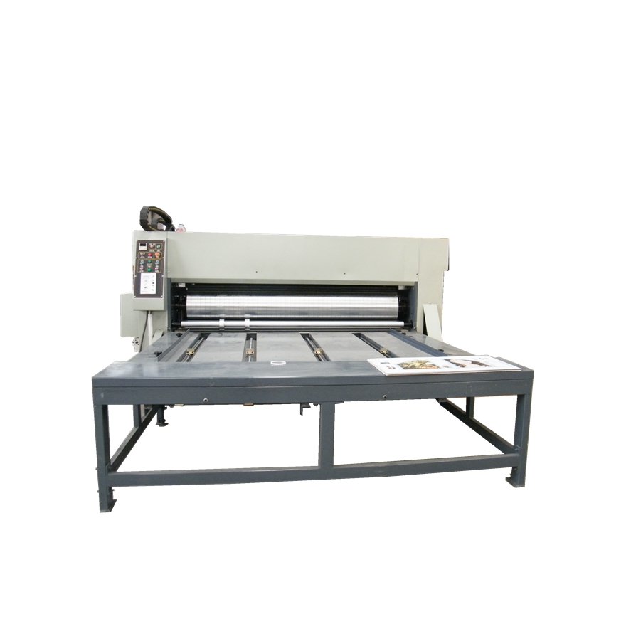 Manual corrugated printing and slotting machine
