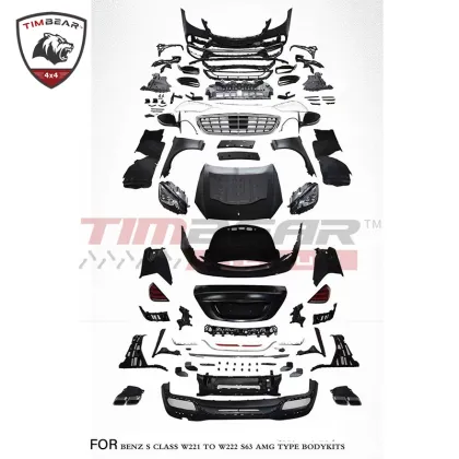 May-Bach Style Body Kits for Mercedes-Benz S-Class W221 to W222 S450/S63/S65