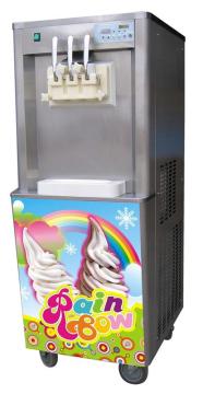 Floor model soft serve ice cream machine with 12L hopper