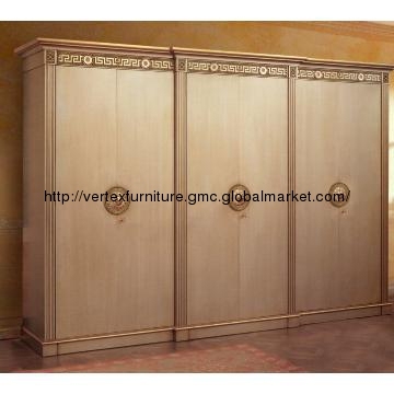 High quality Italian style solid wood wardrobe