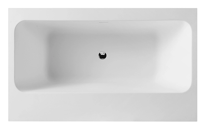 Acrylic Freestanding Indoor White Soaking Portable Bathtub
