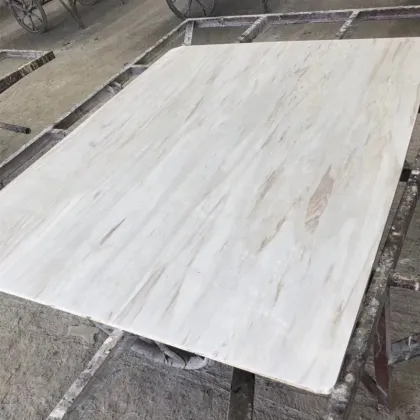 Eurasian Bianco Rosa Slab and Tiles - Top Quality Eurasia White Wood Vein Marble