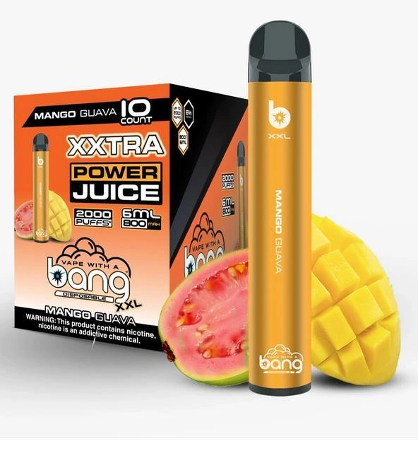 Mukautettu Bang XXL 2000PUFFS -logotulostus