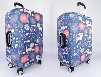 Fashion Style High Elasticity Spandex Protective Luggage Cover
