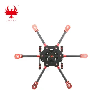 JMRRC Hexacopter Carbon Fiber Frame Kit/FPV Wireless Monitor Screen Receiver/FPV Aircraft Frame 6-Axis Kit with landing gear