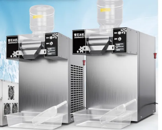 korea bingsu  milk snow ice machine commercial  mini snowflake ice making machine