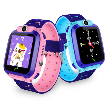 Q12 Kids Smart Watch with SIM Card: Water-resistant SOS Camera Watch for Children GPS Tracker