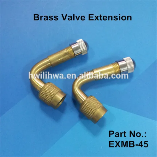 Type C Curved brass valve Extensions