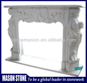 Marble fireplace inserts