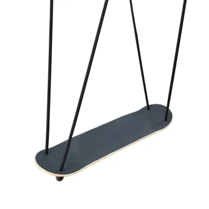 Kids Wooden Stand Up Surfing Skateboard Surf Swing