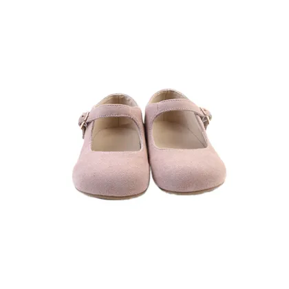 Genuine Leather Kids Dress Flat Shoes