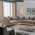 Sala de estar Fabric 321-Seater Sofa Set Design