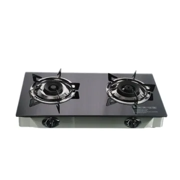 Tempered Glass Stainless Steel Body Gas Hob High Quality 2 Burners Gas Stove