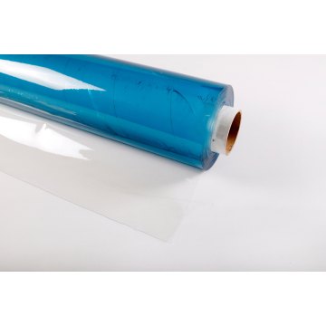 Protector de mantel de plástico azul