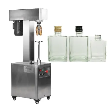 Semi-Automatic Capping Machine for Wine Glass Bottle Square Bottles