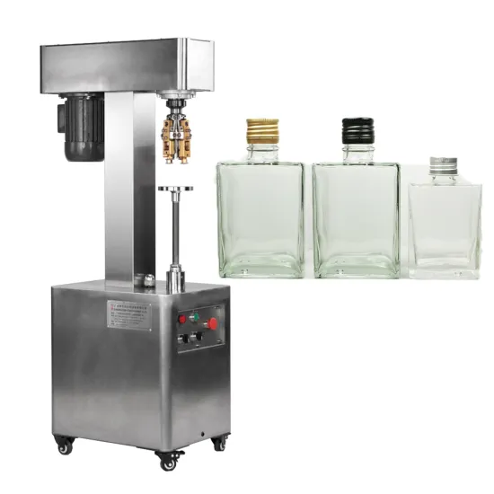 Semi-Automatic Capping Machine for Wine Glass Bottle Square Bottles