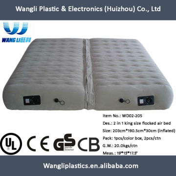 2-in-1 King Size Natures Bed Mattress with Built in Electric Pump
