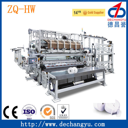 ZQ-HW fully automatic slitter rewinder toilet paper machine