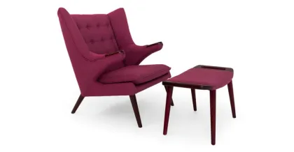 Scandinavian Style papa bear chair and ottoman