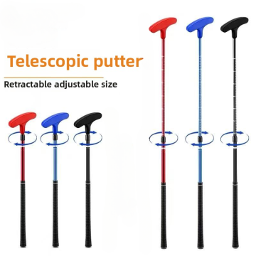 Putter de golf ajustable de doble cara izquierda derecha