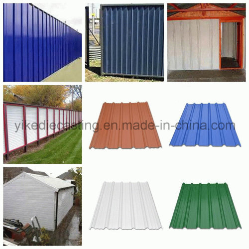 New Decorative PVC Corrugated Sheet Wall Material